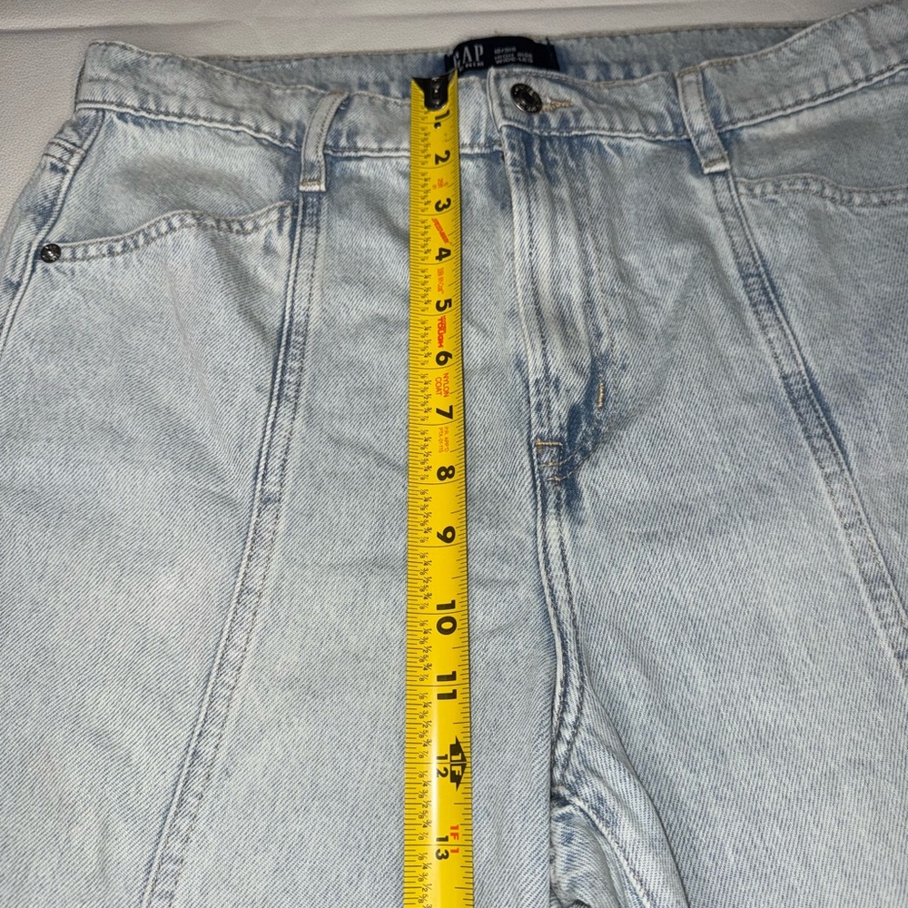 GAP Denim High Rise Wide Leg Jeans - size 12 - Picture 6 of 7